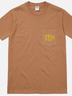 Supreme - SS17 - GFY - Pocket Tee - Light Brown - Size Med - Archival Stre